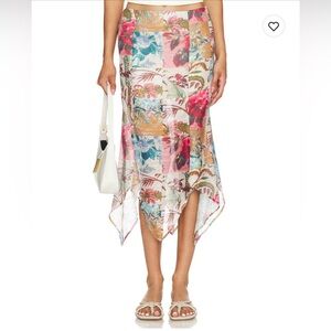 Lara Midi Skirt in Multi - MORE TO COME